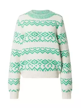 Тонкий вязаный свитер TOPSHOP Sweater, зеленый