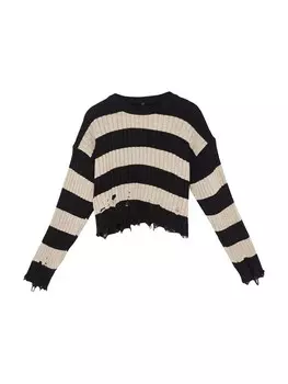 Тонкий вязаный свитер Trendyol Sweater, черный