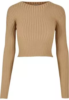 Тонкий вязаный свитер Urban Classics Sweater, бежевый