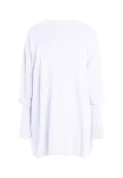 Тонкий вязаный свитер Usha Sweater Lurea, белый