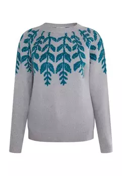 Тонкий вязаный свитер Usha Sweater Lurea, серый