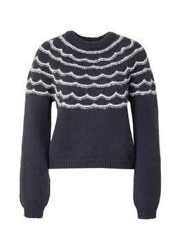 Тонкий вязаный свитер VERO MODA Sweater Charmaina, антрацит