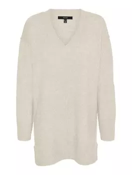Тонкий вязаный свитер VERO MODA Sweater ESTI, слоновая кость