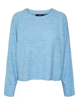 Тонкий вязаный свитер VERO MODA Sweater, синий