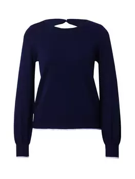 Тонкий вязаный свитер VERO MODA Sweater VMALMA, темно-синий