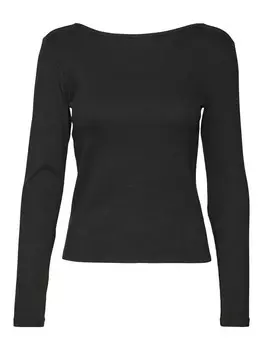 Тонкий вязаный свитер VERO MODA Sweater VMDory, черный