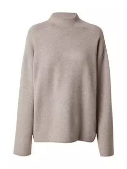 Тонкий вязаный свитер VERO MODA Sweater VMGOLD, пятнистый бежевый