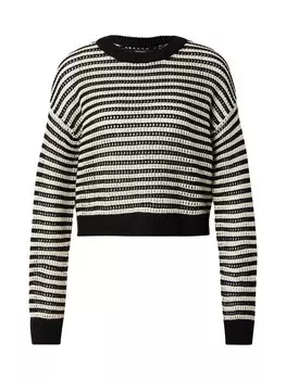 Тонкий вязаный свитер VERO MODA Sweater VMNewmadera, черный