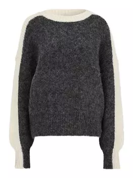 Тонкий вязаный свитер Vero Moda Tall Sweater VMCORDELIA, темно-серый