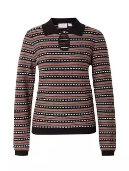 Тонкий вязаный свитер VILA Sweater DIVANA, черный