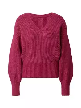 Тонкий вязаный свитер VILA Sweater Tycia, цвет ruby red