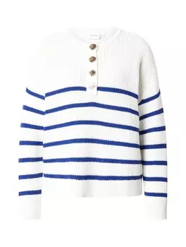 Тонкий вязаный свитер VILA Sweater VICHING, белый