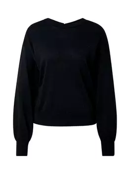 Тонкий вязаный свитер VILA Sweater VILADONNA, черный