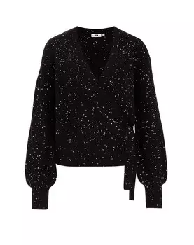 Тонкий вязаный свитер WE Fashion Sweater, черный