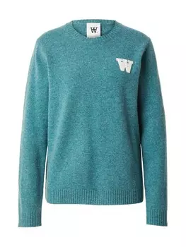Тонкий вязаный свитер WOOD WOOD Sweater Tay, зеленый