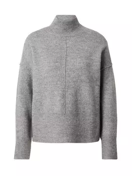 Тонкий вязаный свитер YAS Sweater YASBALIS, пятнистый серый