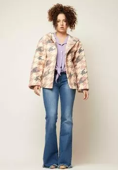 Тонкий жакет LOVE & MONEY, розовый