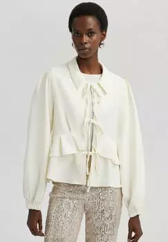 Тонкий жакет RUFFLE DETAILED CROP Touch Priv, бежевый