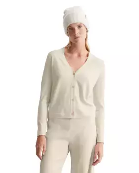 Тонкий женский кардиган с застежкой на пуговицы MARC O'POLO, цвет Natural