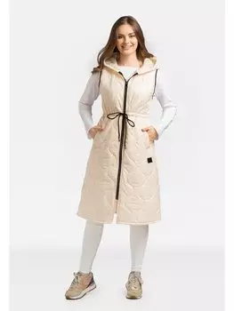 Тонкий жилет Perso, бежевый