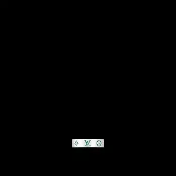 Тонкое кольцо LV Mosaic Louis Vuitton, зеленый