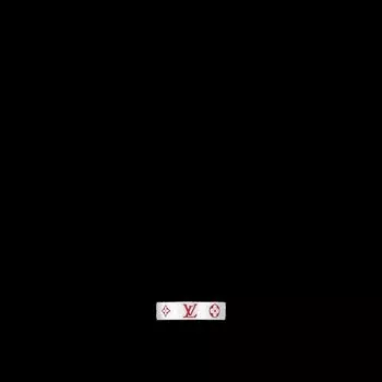 Тонкое кольцо LV Mosaic Louis Vuitton, красный