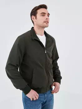 Тонкое мужское пальто-бомбер с прямым воротником LCWAIKIKI Classic