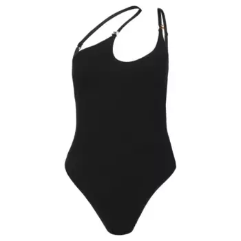 Тонкое подтянутое боди Elisabetta Franchi, черный