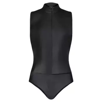 Тонкое подтянутое боди Marciano Guess, черный