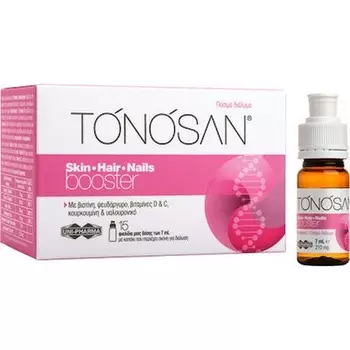 Tonosan Skin-Hair-Nails Booster - 15 флаконов по 7 мл Uni-Pharma