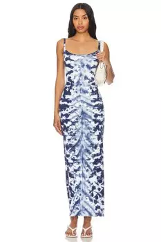 Тоня макси платье Young, Fabulous & Broke, цвет mazarine boa wash