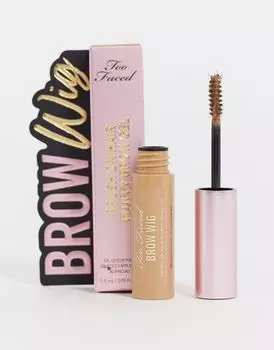 Too Faced Brow Wig Brush On Hair Пушистый гель для бровей Too Faced Cosmetics, Natural Blonde