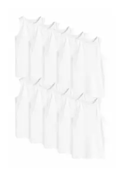 Топ 10 PACK, REGULAR FIT Next, белый