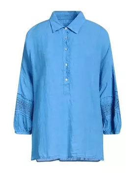 Топ 120% Lino, лазурный