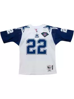 Топ 1994 Emmitt Smith Dallas Cowboys Replica Mitchell & Ness, белый