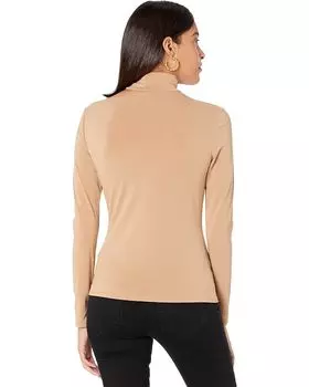 Топ 1.STATE One Cold-Shoulder Knit Crepe Top, цвет Wild Oak