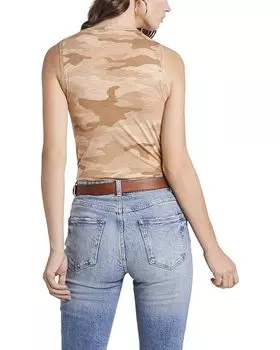 Топ 1.STATE Scoop Neck Tank Top, цвет Wild Oak Camo