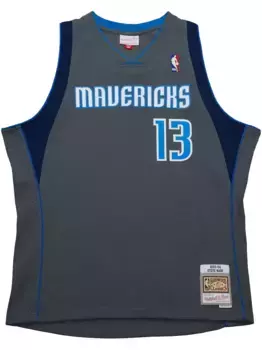 Топ 2003/04 Steve Nash Dallas Mavericks Authentic Mitchell & Ness, серый