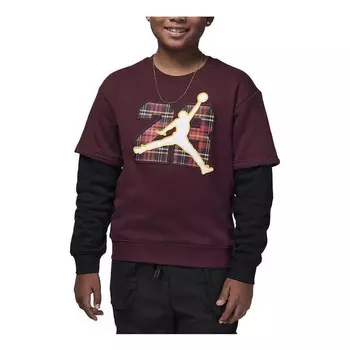 Топ 23 2fer crew top Air Jordan, бордовый