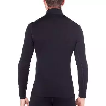 Топ 260 Tech с длинным рукавом и молнией 1/2 – мужской Icebreaker, черный