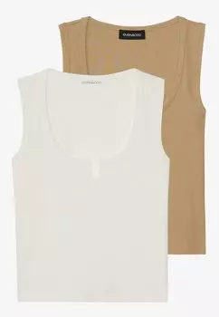 Топ 2 Pack Even&Odd, бежевый