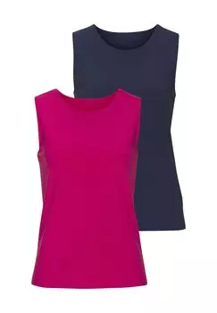 Топ 2 PACK LASCANA, фуксия