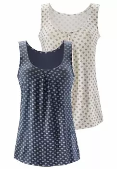 Топ 2 PACK LASCANA, синий