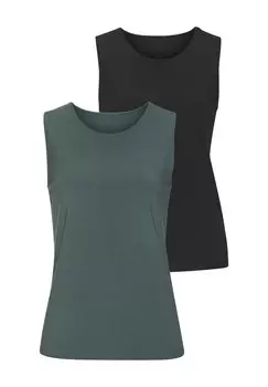 Топ 2 PACK LASCANA, светло-зеленый