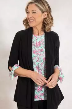 Топ-2 предмета с колье Anna Rose, зеленый