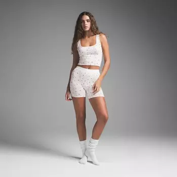 Топ, 3 шт SKIMS, цвет marble holly multi