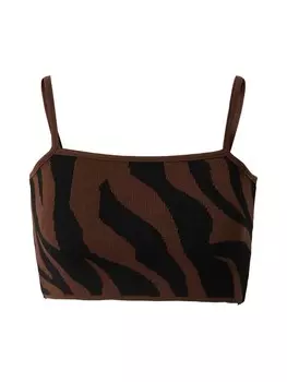 Топ A LOT LESS Pauline, коричневый