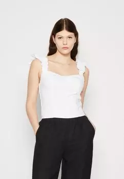 Топ Abercrombie & Fitch, белый