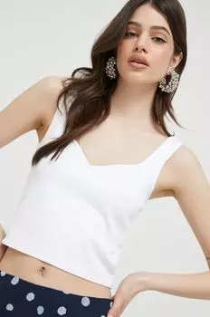 Топ Abercrombie & Fitch, белый