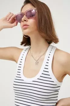 Топ Abercrombie & Fitch, белый